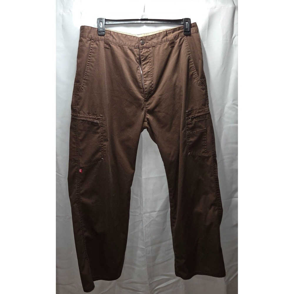 Ocean Pacific OP Brown Baggy Utility Cargo Pants Size 38 Skate 90's Surf